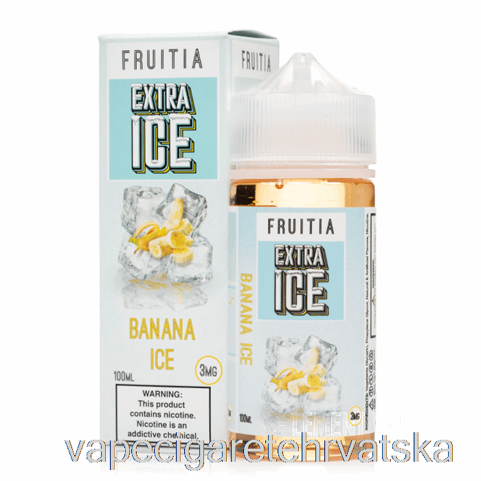 Vape Cigarete Banana Ice - Extra Ice - Fruitia - 100ml 0mg